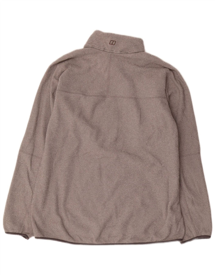 Berghaus Herren-Sweatshirt mit Reißverschluss, 2XL, grau, Polyester