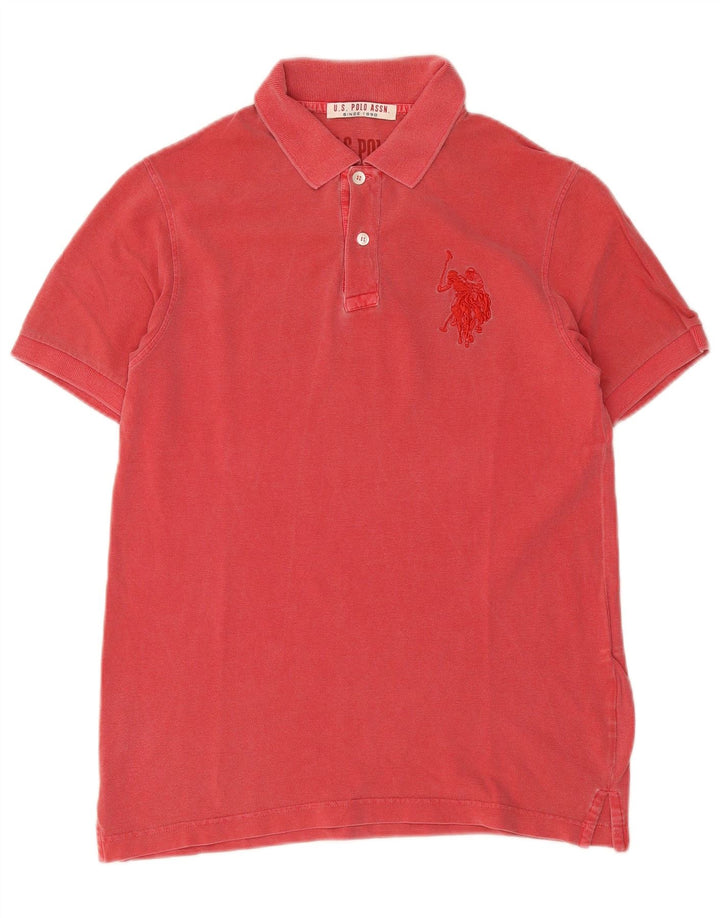 U.S. Polo Assn. Herren-Poloshirt Mittelrot