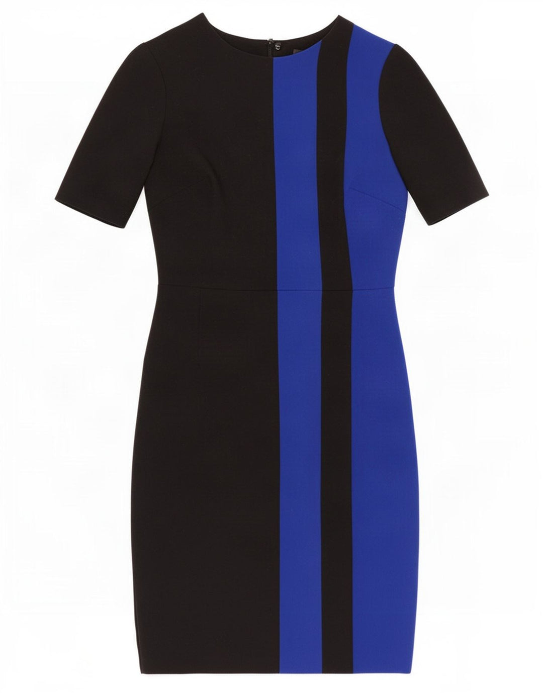 Marks & Spencer Damen Etuikleid UK 8 Small Schwarz Colourblock Polyester
