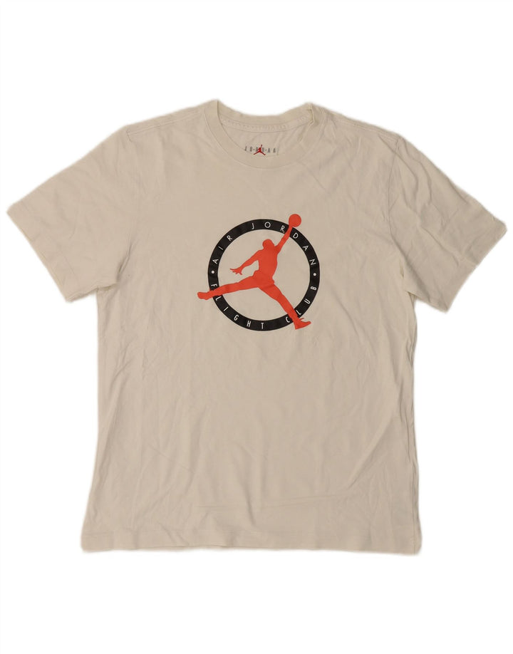 Jordan Herren-T-Shirt mit Grafik, mittelweiße Baumwolle