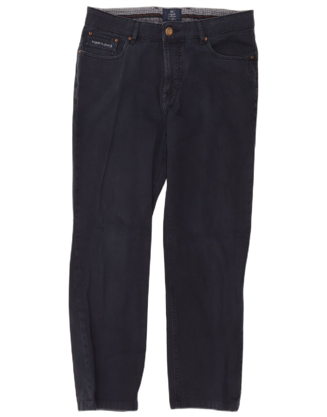 Bugatti Herren gerade Freizeithose W34 L29 Marineblau