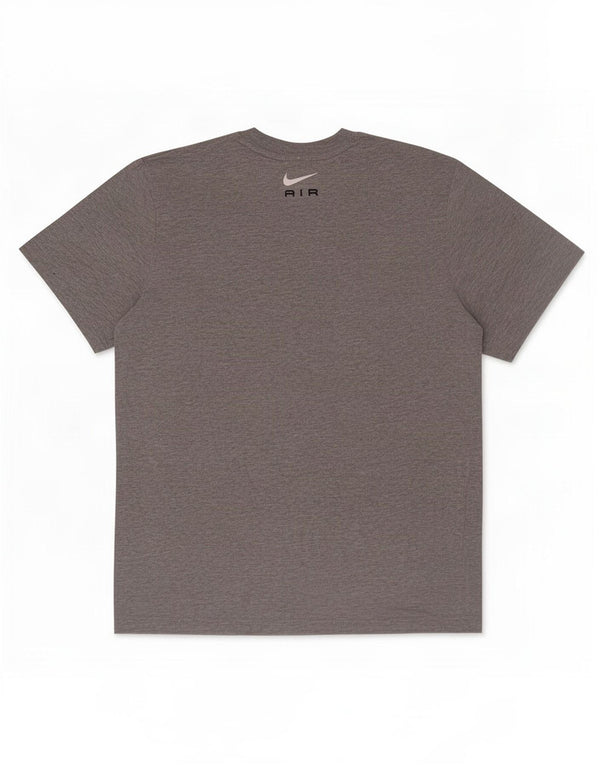 Nike Damen-T-Shirt mit Grafik, UK 12, mittelgraue Baumwolle