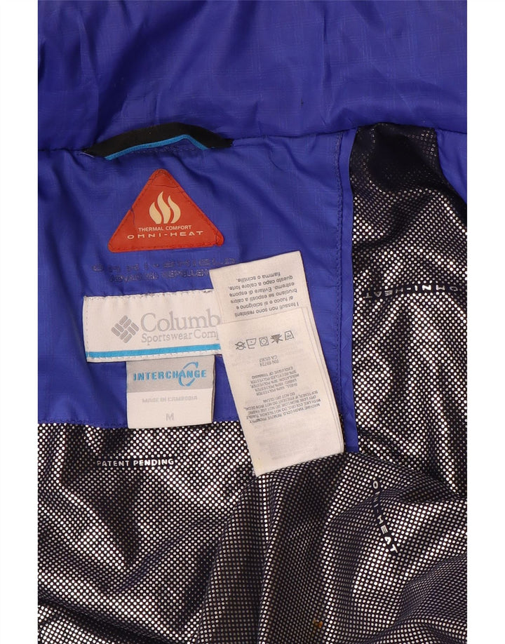 Columbia Damen Interchange Liner Gepolsterte Jacke UK 14 Mittelblaues Polyester