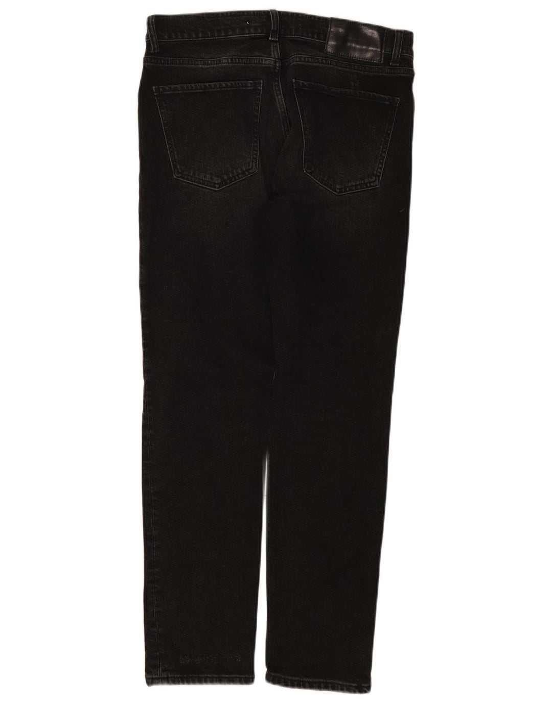 Zara Herren Slim Jeans EU 42 Large W32 L30 Schwarze Baumwolle