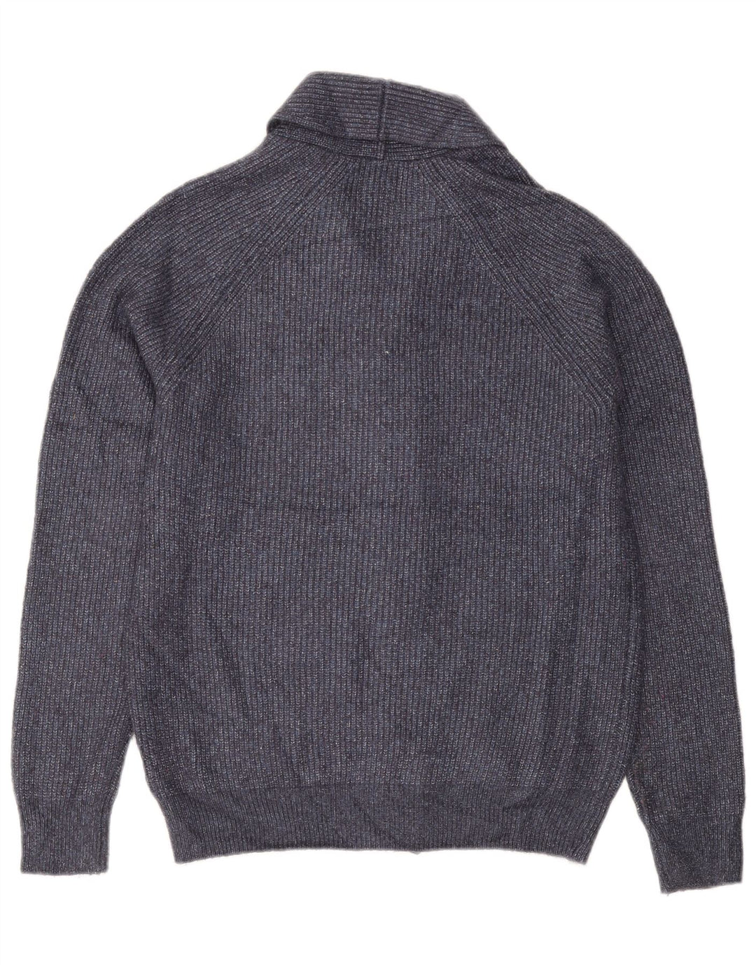 Marks & Spencer Herren-Strickjacke, Mittelblau, Polyamid