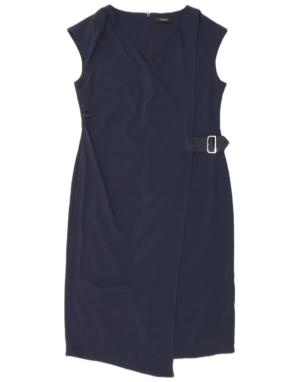 Marks & Spencer Damen Autograph Etuikleid UK 14 Large Marineblau