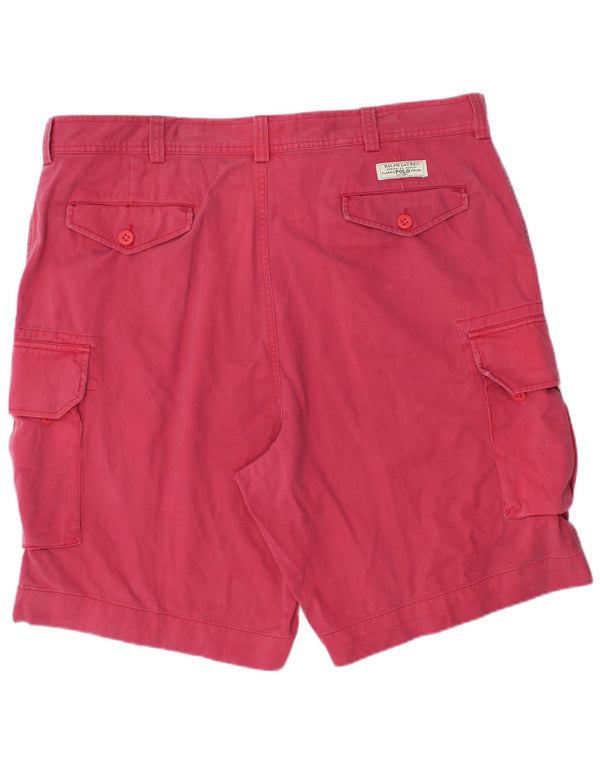 Polo Ralph Lauren Herren Cargoshorts W40 XL Rote Baumwolle