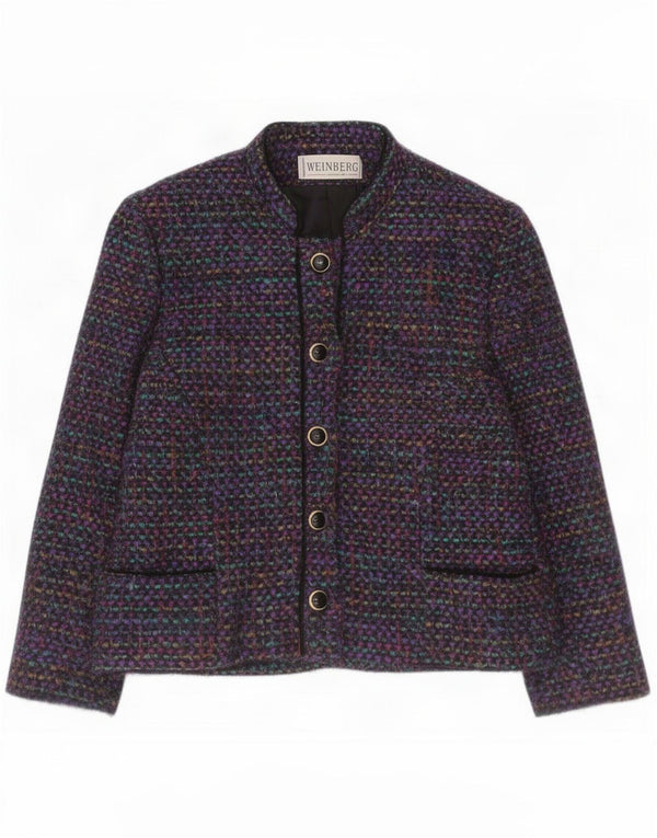 Weinberg Damen-Blazerjacke mit 5 Knöpfen, Gr. 10, klein, mehrfarbig, meliert
