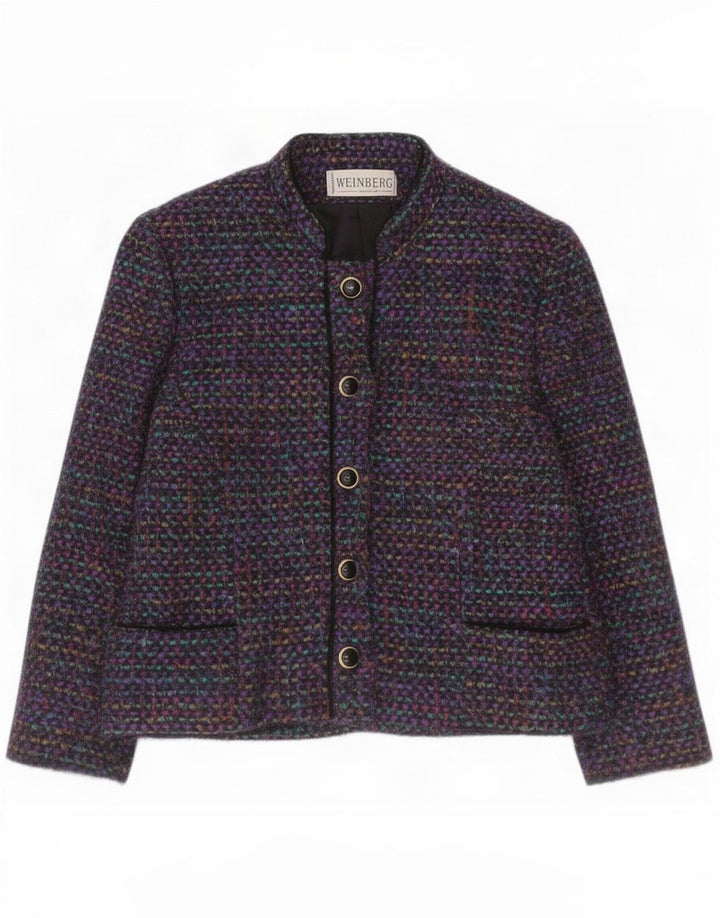 Weinberg Damen-Blazerjacke mit 5 Knöpfen, Gr. 10, klein, mehrfarbig, meliert
