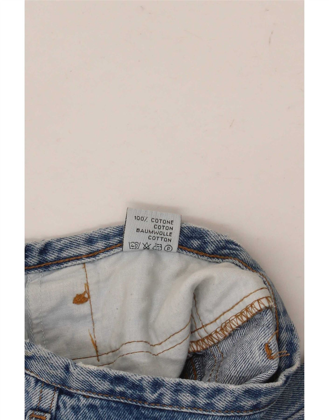 Vintage Damen Tapered Jeans Medium W28 L29 Blaue Baumwolle