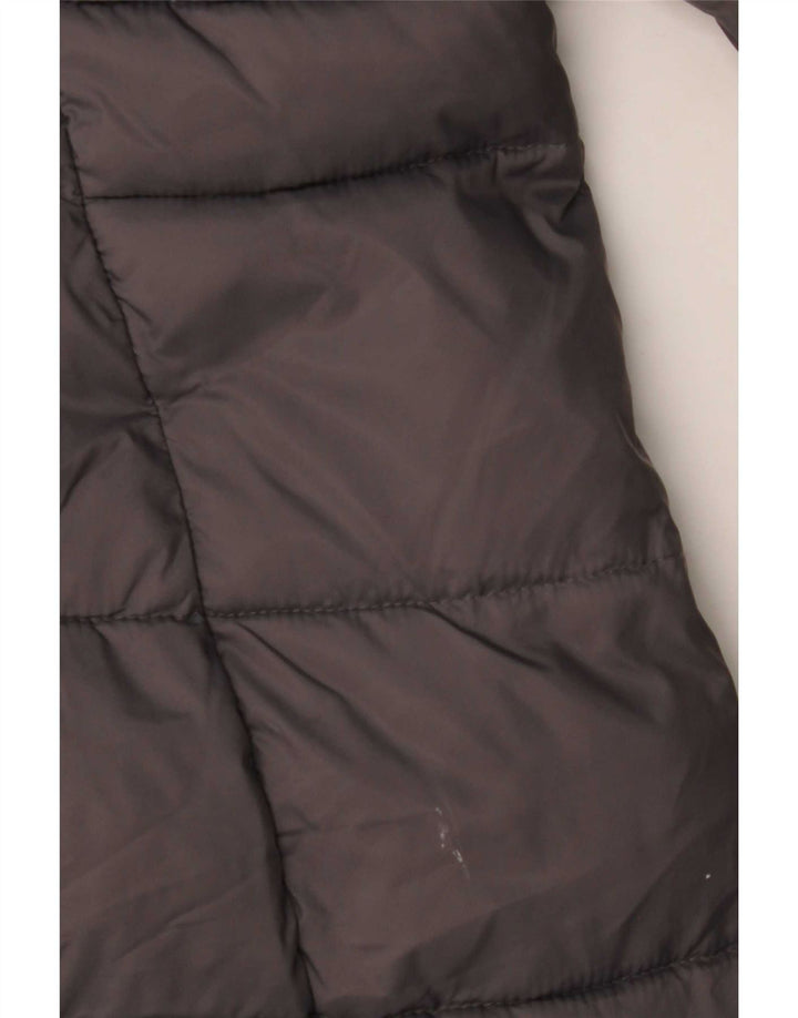 Marks & Spencer Damen Per Una Wattierter Mantel UK 18 XL Grau Polyamid