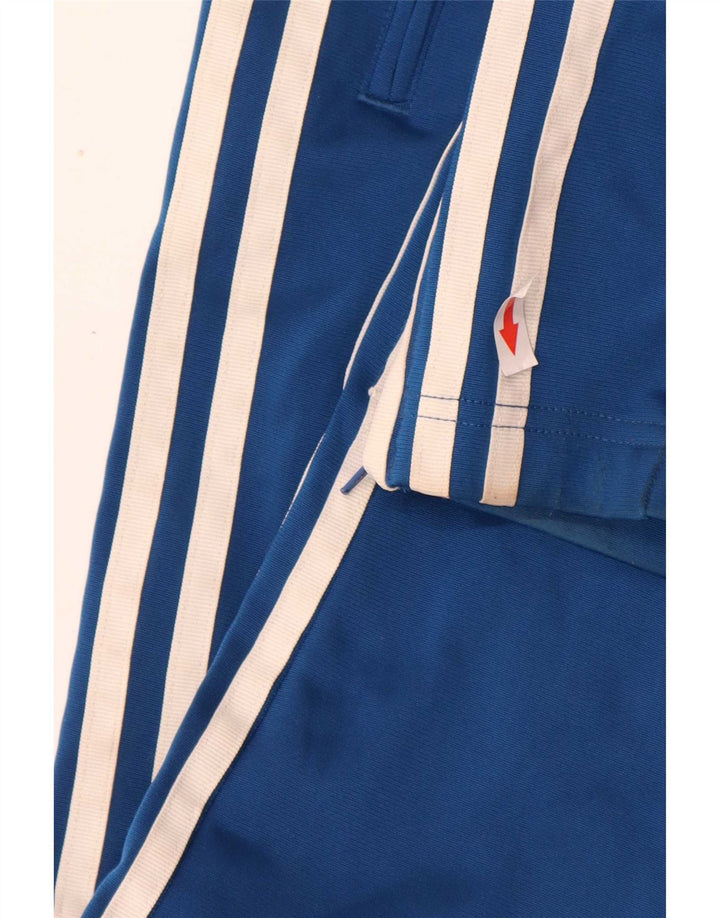 Adidas Damen Trainingshose UK 14 Large Blau Polyester