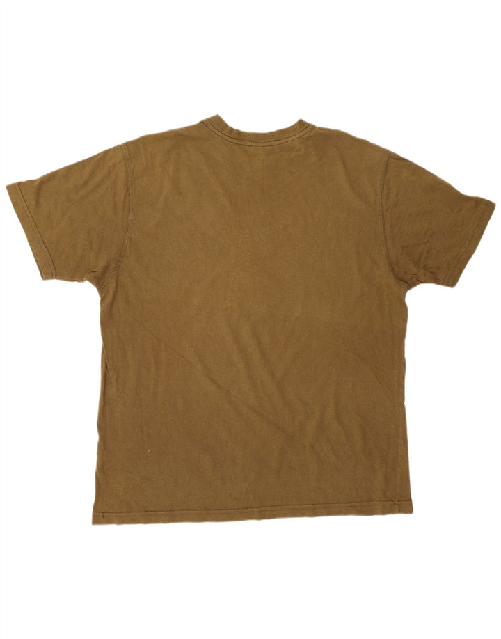 TIMBERLAND Herren T-Shirt Top Large Khaki Baumwolle