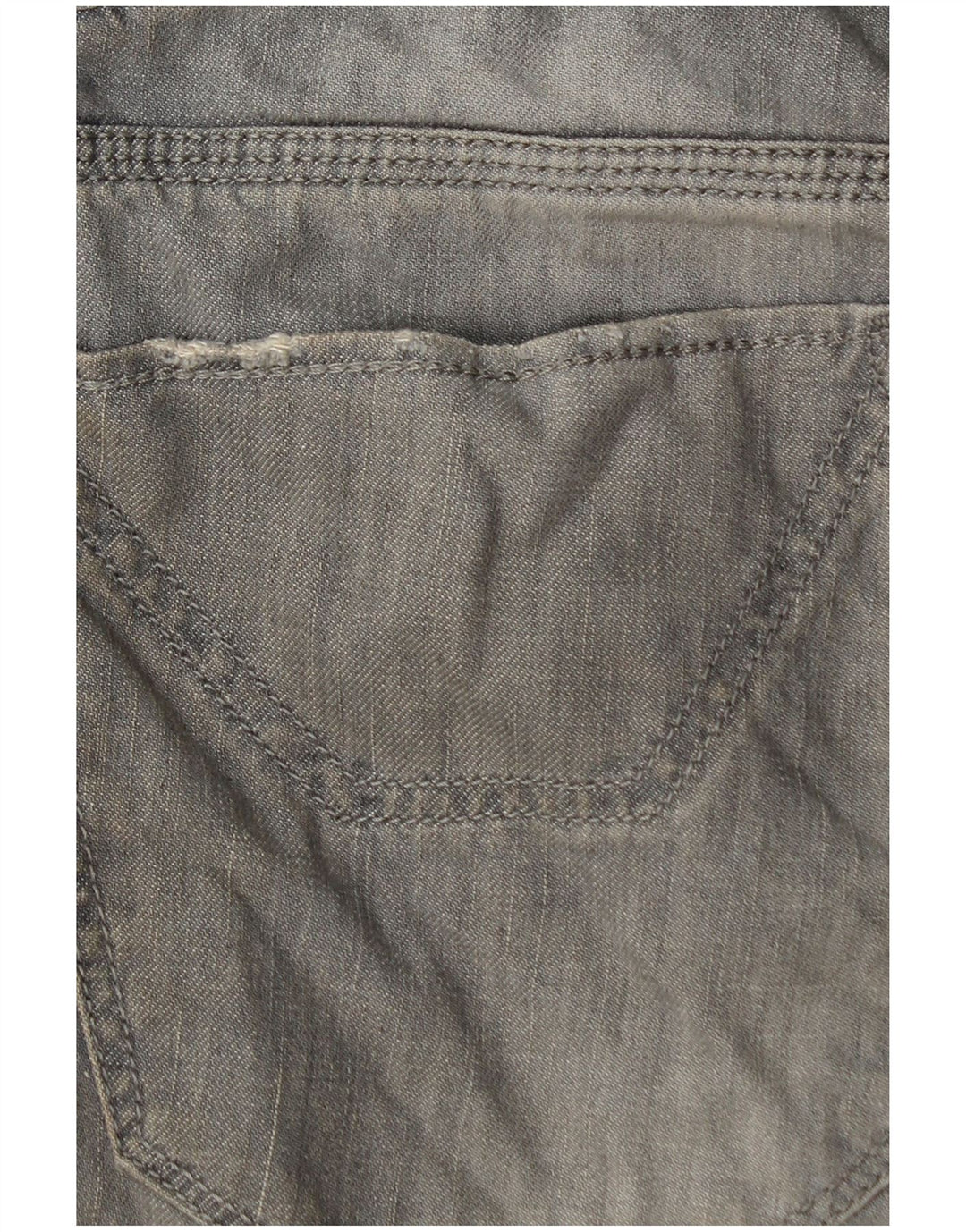 Jeckerson Damen Slim Jeans W33 L29 Graue Baumwolle
