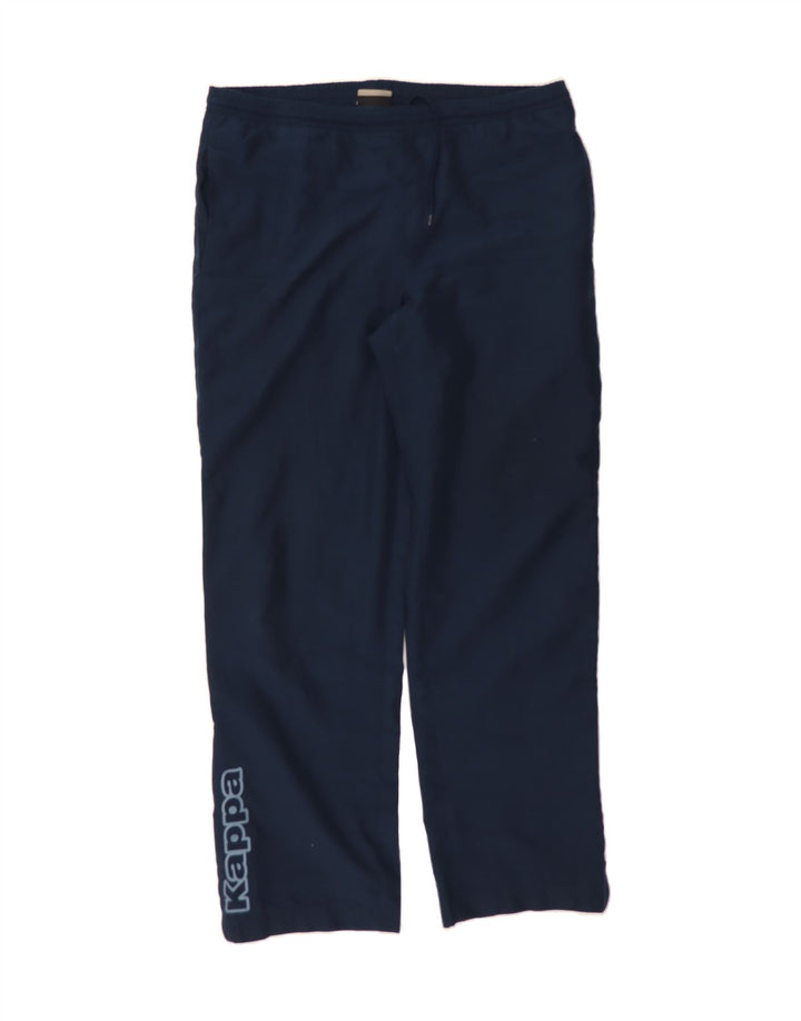 KAPPA Womens Tracksuit Trousers UK 16 Large Navy Blue Polyester Vintage Kappa and Second-Hand Kappa from Messina Hembry 