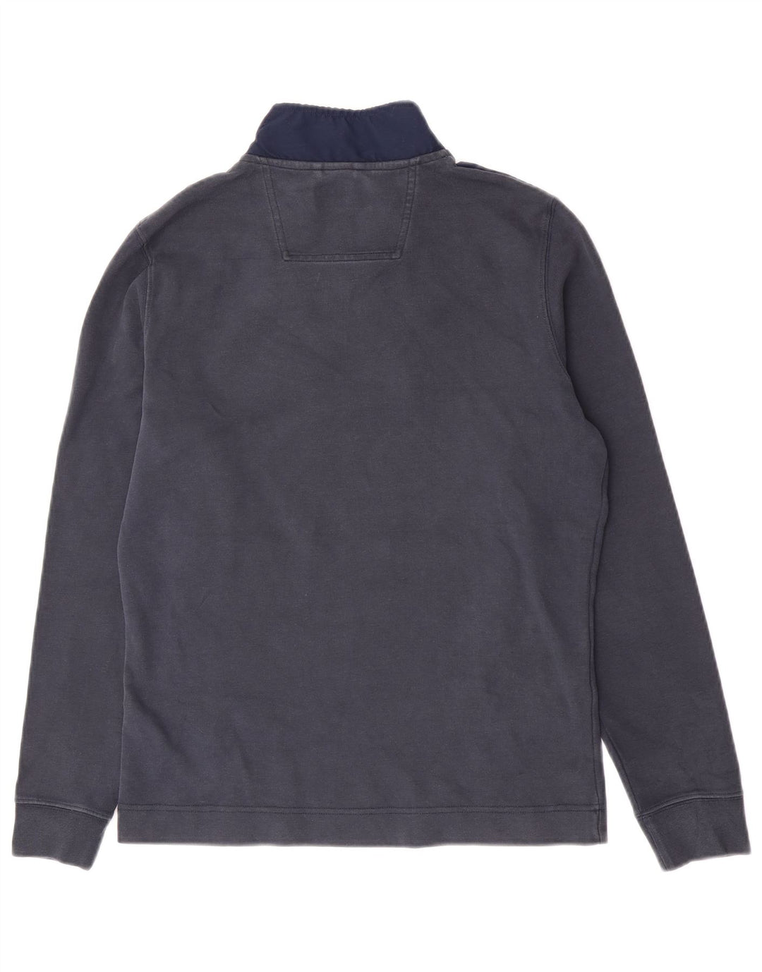 Barbour Herren-Sweatshirt mit Reißverschluss am Hals, klein, marineblau, Colourblock-Baumwolle