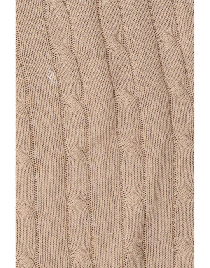 VINTAGE Mens Vest Tank Top Large Beige Cotton Vintage Vintage and Second-Hand Vintage from Messina Hembry 