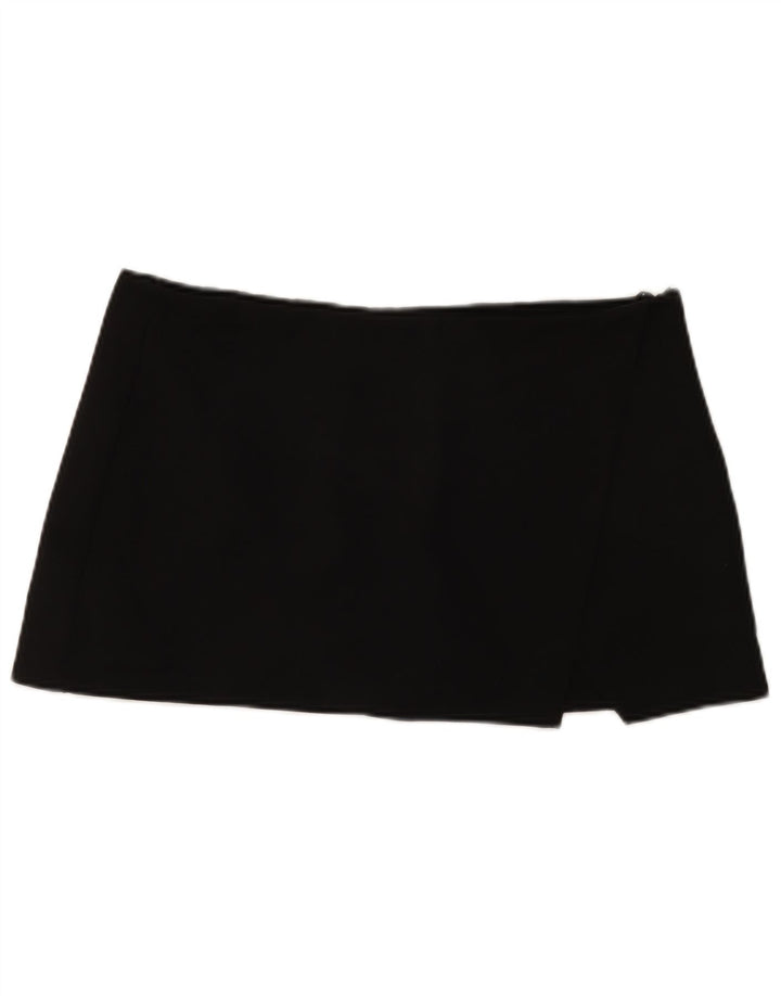 Zara Damen Skort UK 18 XL Schwarz Polyester