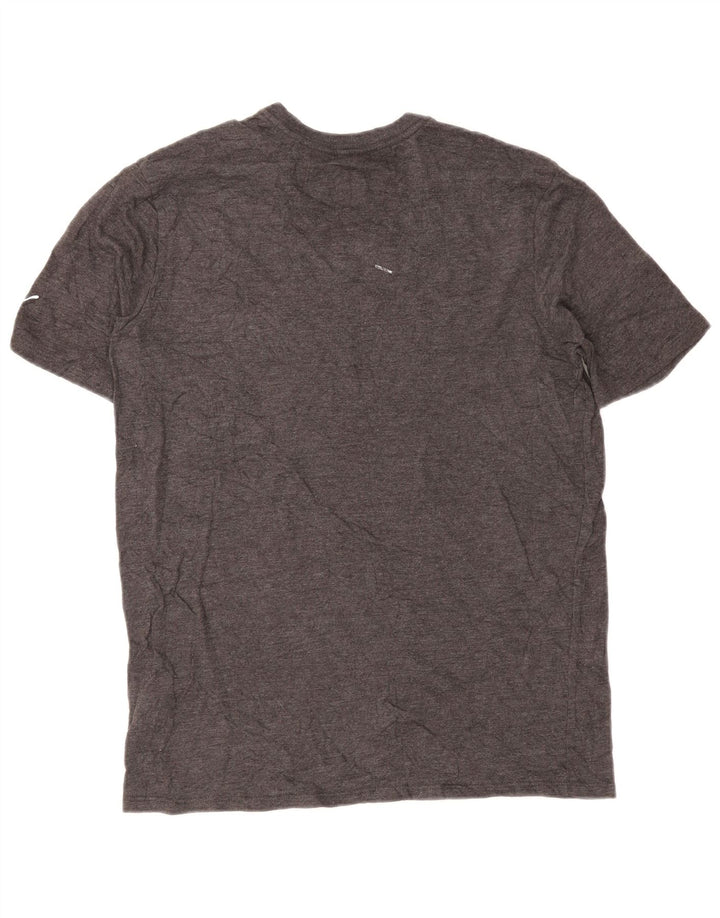 Puma Herren Grafik T-Shirt Top Small Grau Baumwolle