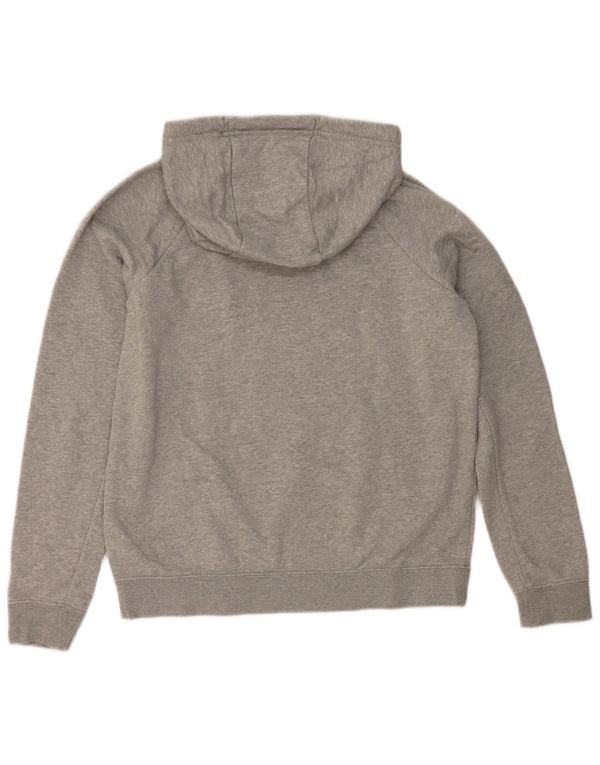 Nike Damen-Kapuzenpullover in Übergröße, Gr. 10, Größe S, grau gefleckte Baumwolle