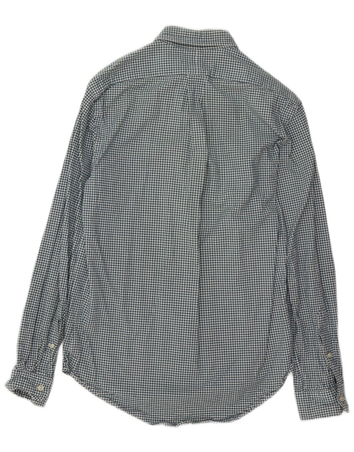 POLO RALPH LAUREN Herren-Stretch-Oxford-Flanellhemd Mittelblauer Gingham