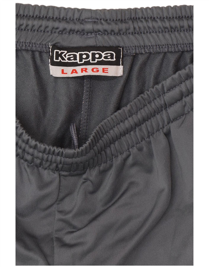KAPPA Mens Tracksuit Trousers Large  Grey Polyester