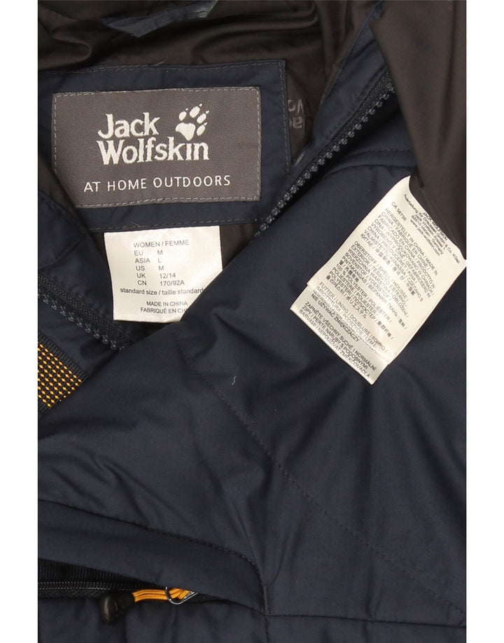 Jack Wolfskin Herren-Mantel mit Kapuze, gepolstert, UK 12/14, mittelmarineblau, Polyester