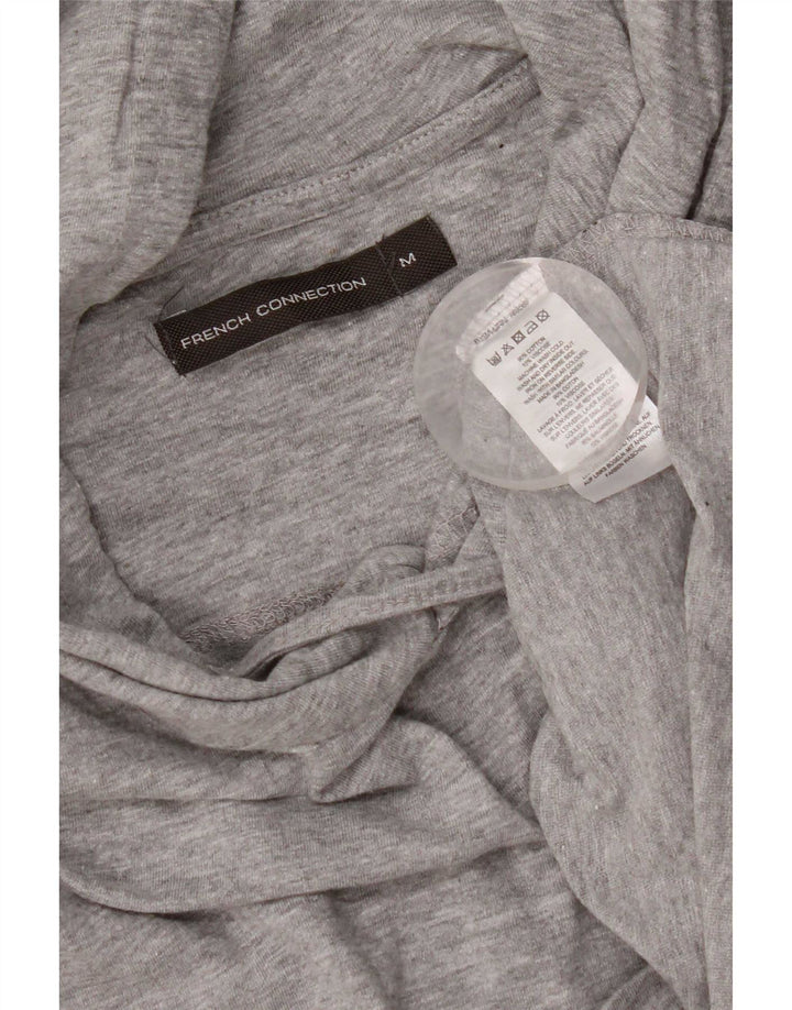 French Connection Herren-Sweatshirt mit normaler Passform, mittelgraue Baumwolle