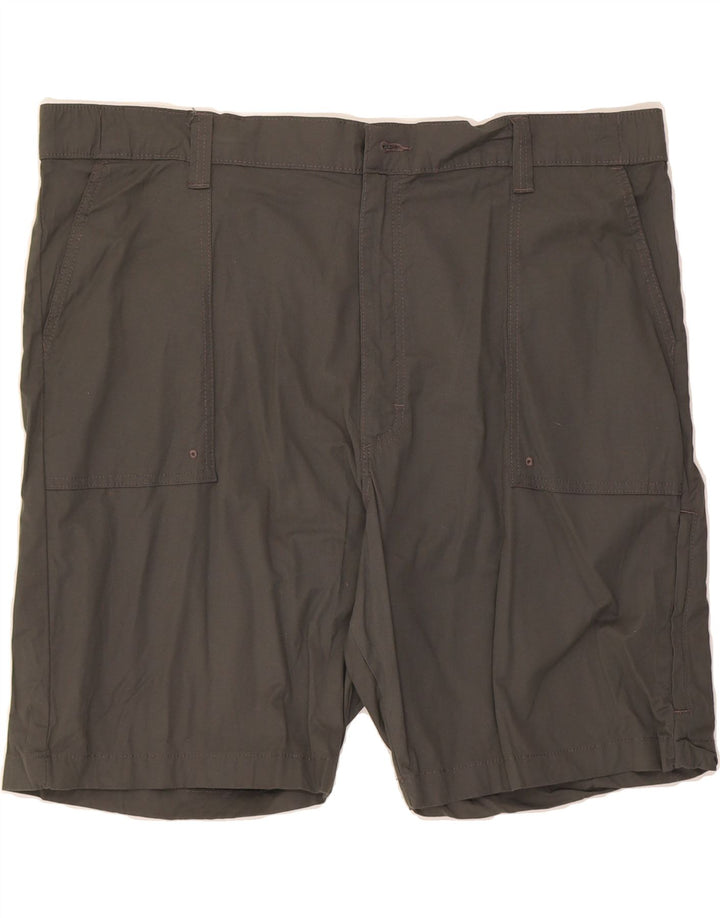 VINTAGE Mens Chino Shorts W44 2XL  Grey Cotton Vintage Vintage and Second-Hand Vintage from Messina Hembry 