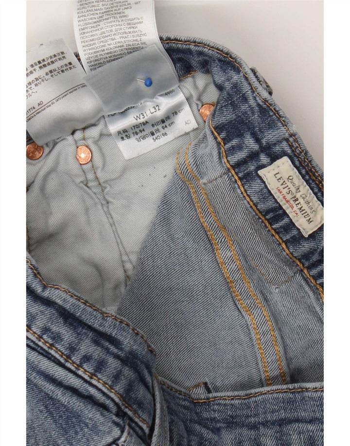 Levi's Damen Skinny Jeans W31 L32 Blaue Baumwolle