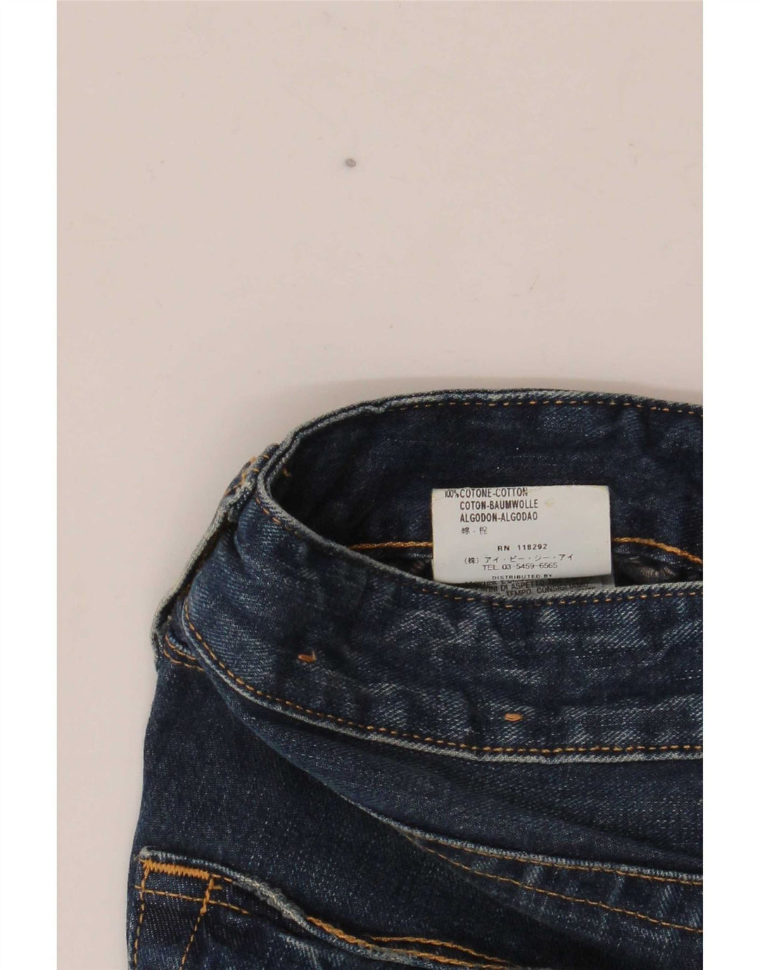 Replay Damen Jeansshorts W24 XS Blaue Baumwolle