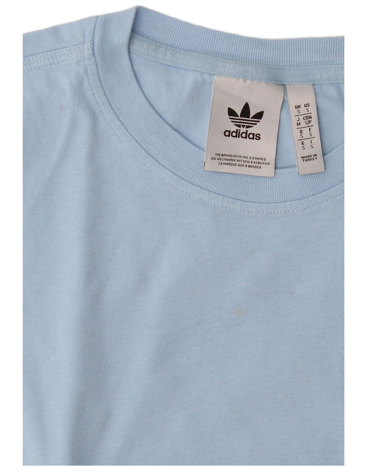 Adidas Herren Grafik T-Shirt Top Small Blau