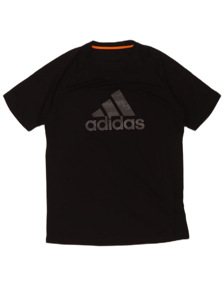 Adidas Herren Grafik T-Shirt Top Medium Schwarz Polyester
