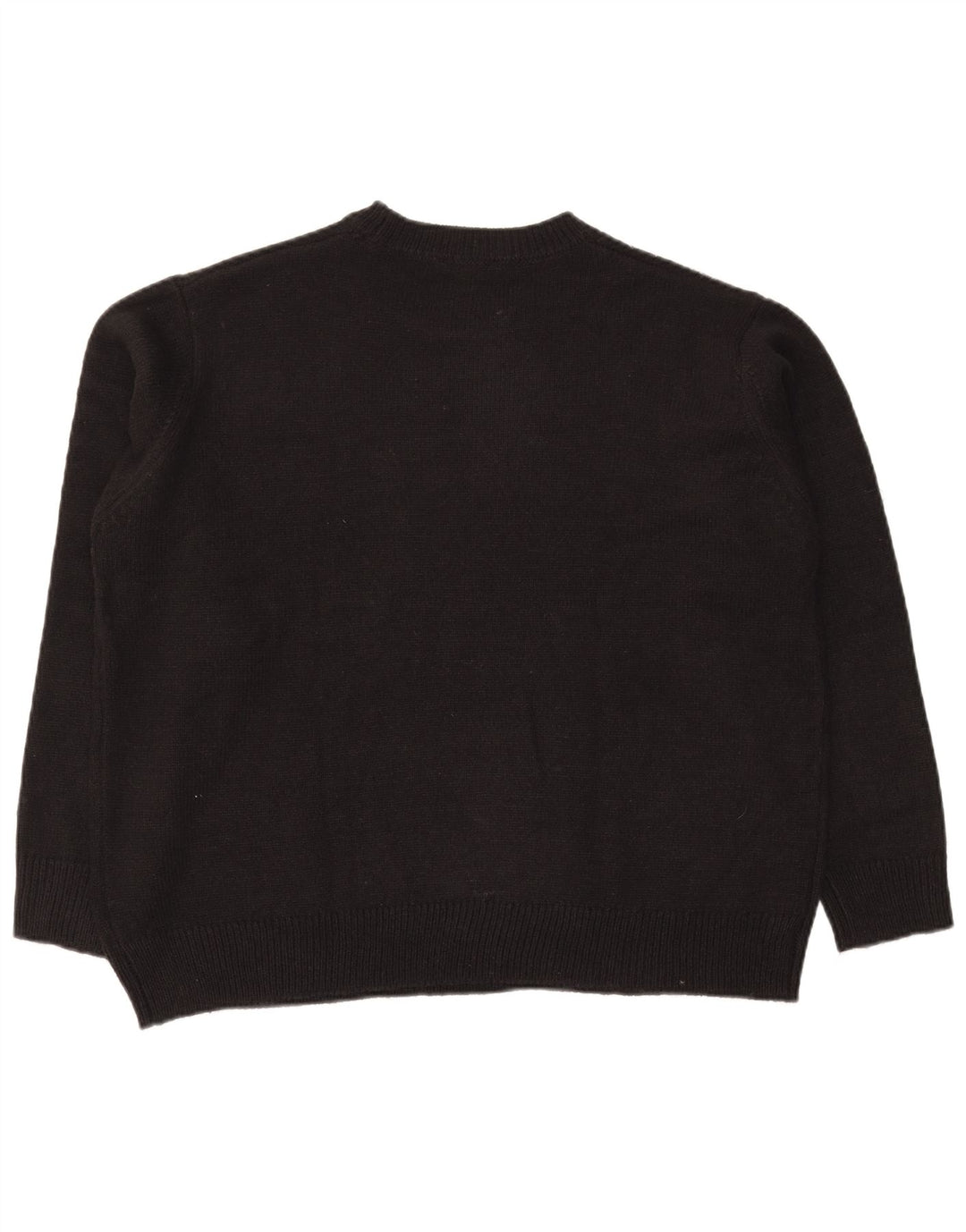 ESMARA Womens Crew Neck Jumper Sweater UK 16/18 Large Black Spotted