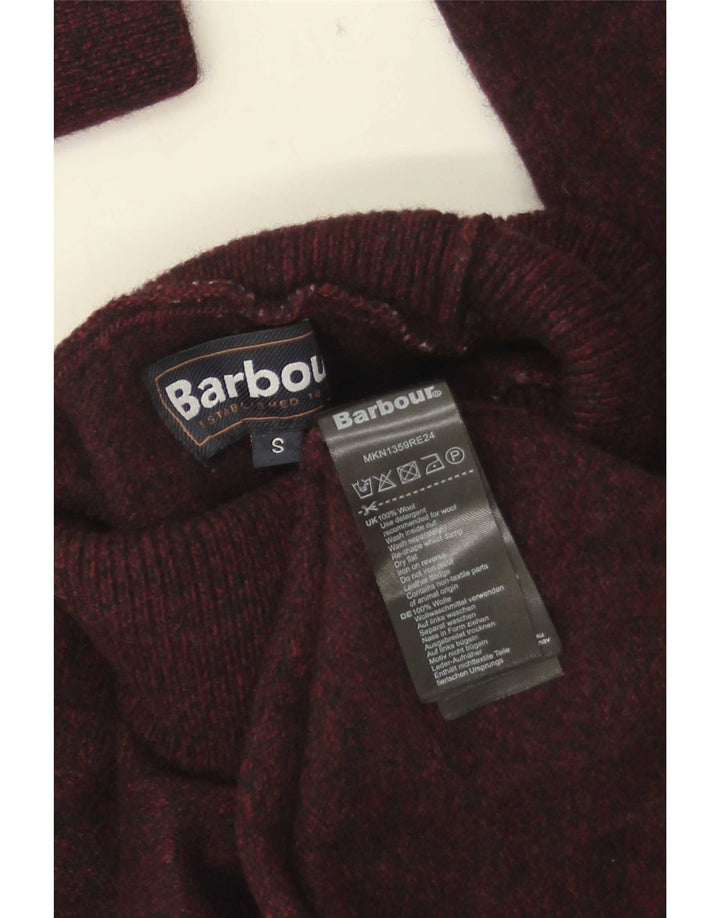 Barbour Rollkragenpullover für Damen, UK 10, kleine braune Wolle