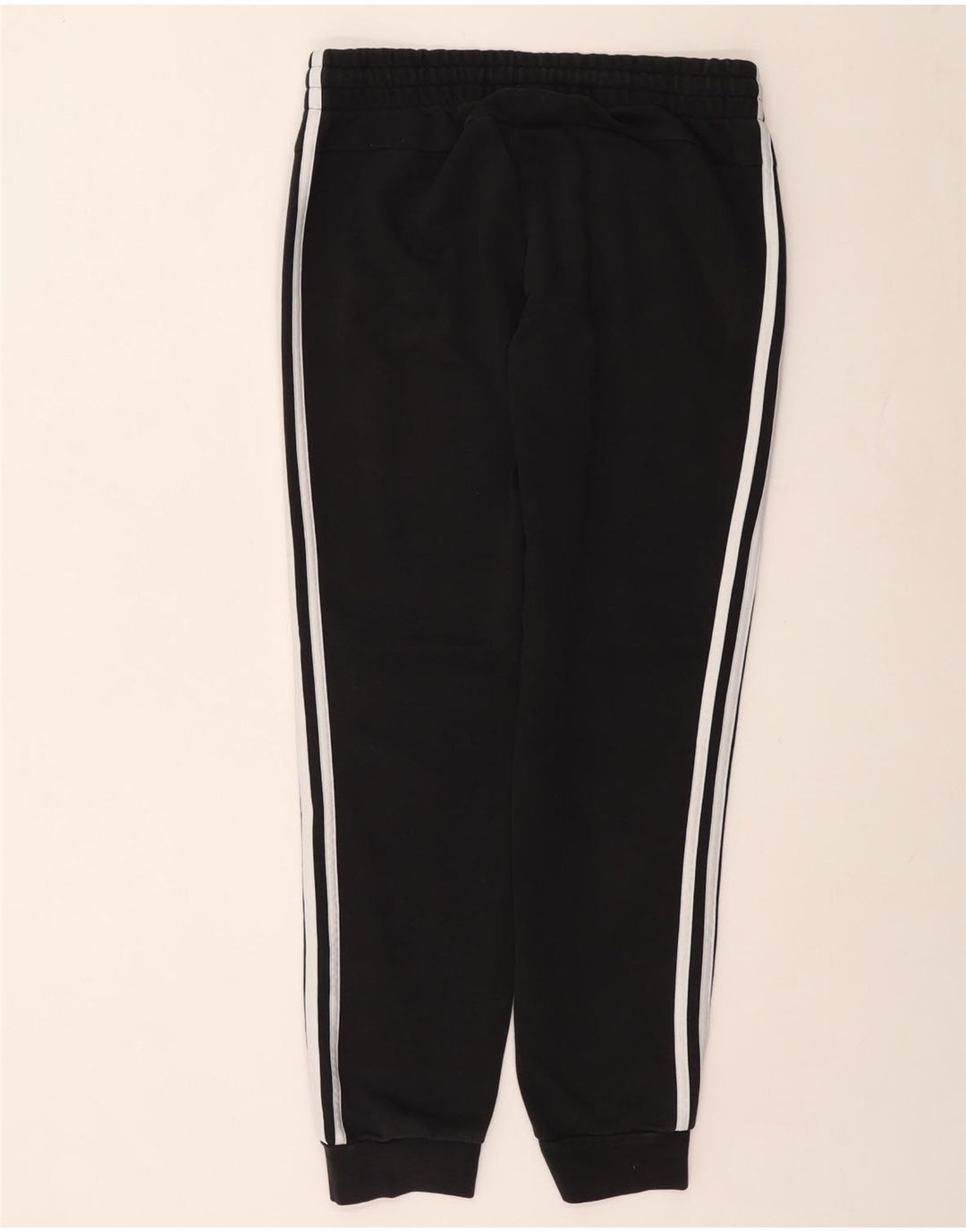 ADIDAS Damen Trainingshose Jogger UK 16/18 Große schwarze Baumwolle