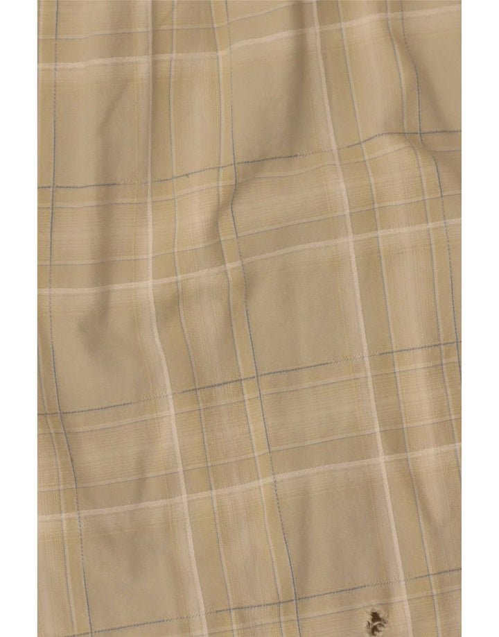 Camel Active Herren Kurzarmhemd XL Beige kariert