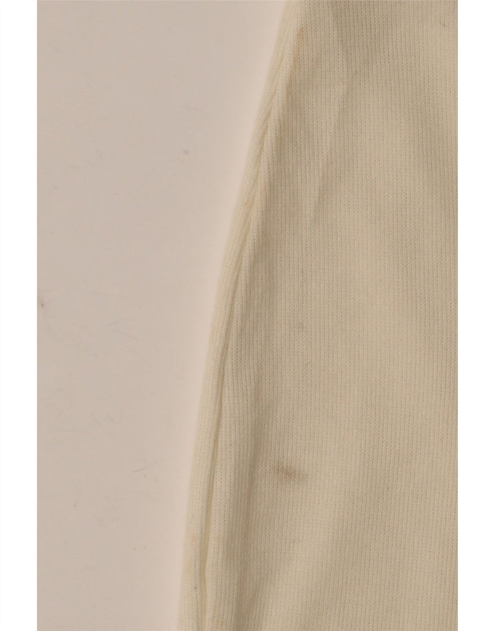 Zara Damen Midirock Small W26 Off White Cotton