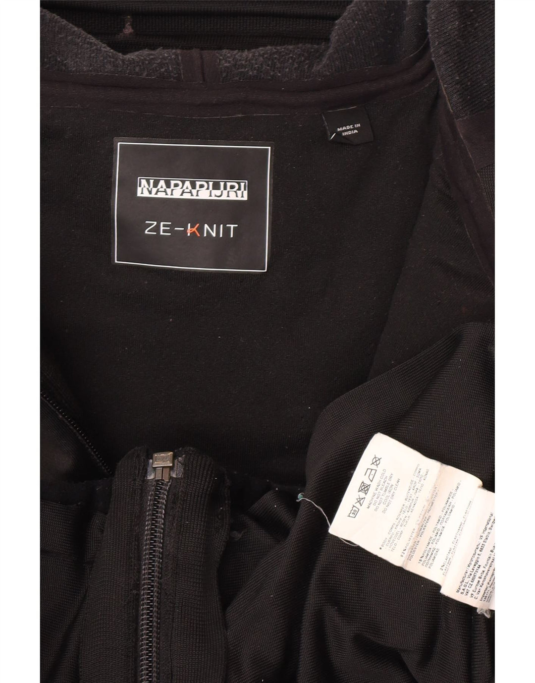 Napapijri Damen-Kapuzen-Übergröße, wattierte Jacke, UK 10, Größe S, Schwarz, Polyester