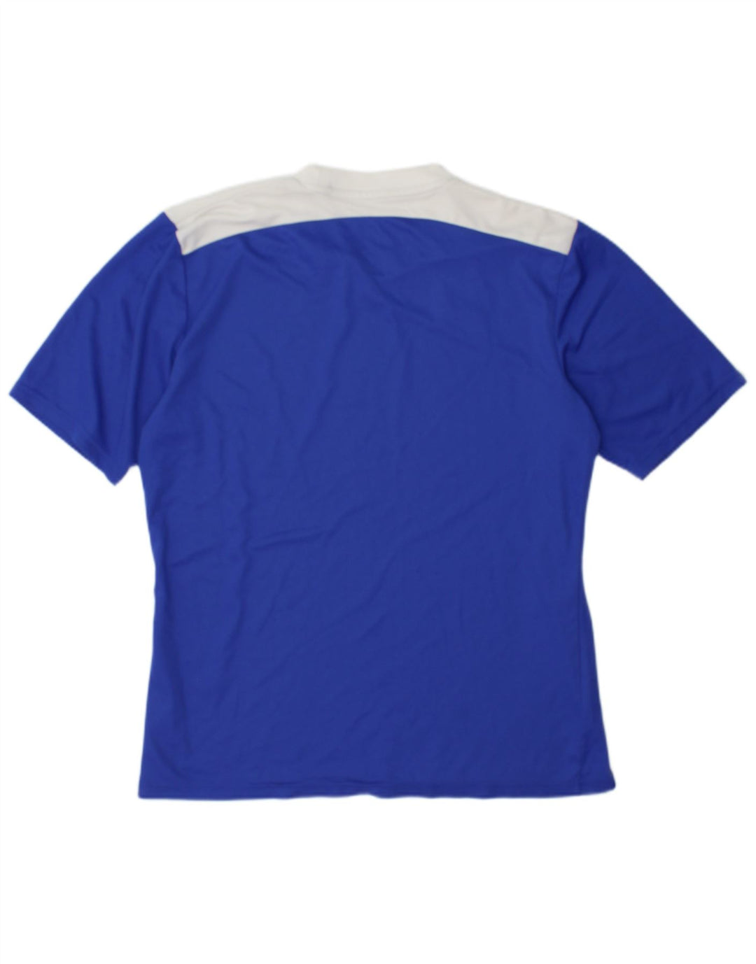 Adidas Herren Climalite T-Shirt Top Mittelblaues Colourblock-Polyester