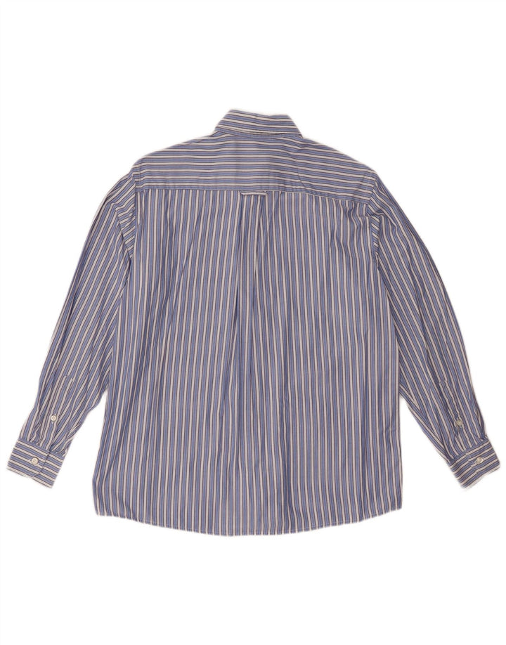 Fred Perry Hemd für Jungen, 11–12 Jahre, blau gestreift, Baumwolle