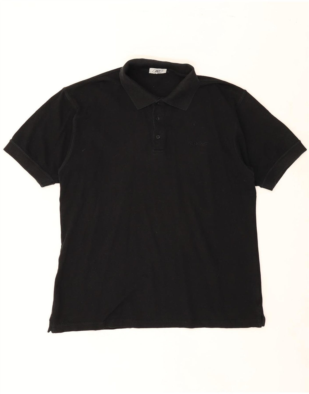 REEBOK Mens Polo Shirt XL Black Cotton Vintage Reebok and Second-Hand Reebok from Messina Hembry 