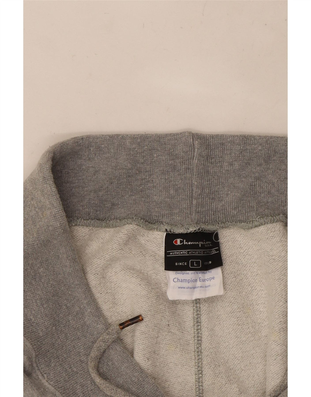 CHAMPION Damen-Trainingshose, UK 14, Größe L, graue Baumwolle