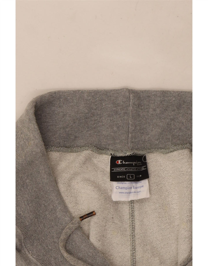 CHAMPION Damen-Trainingshose, UK 14, Größe L, graue Baumwolle