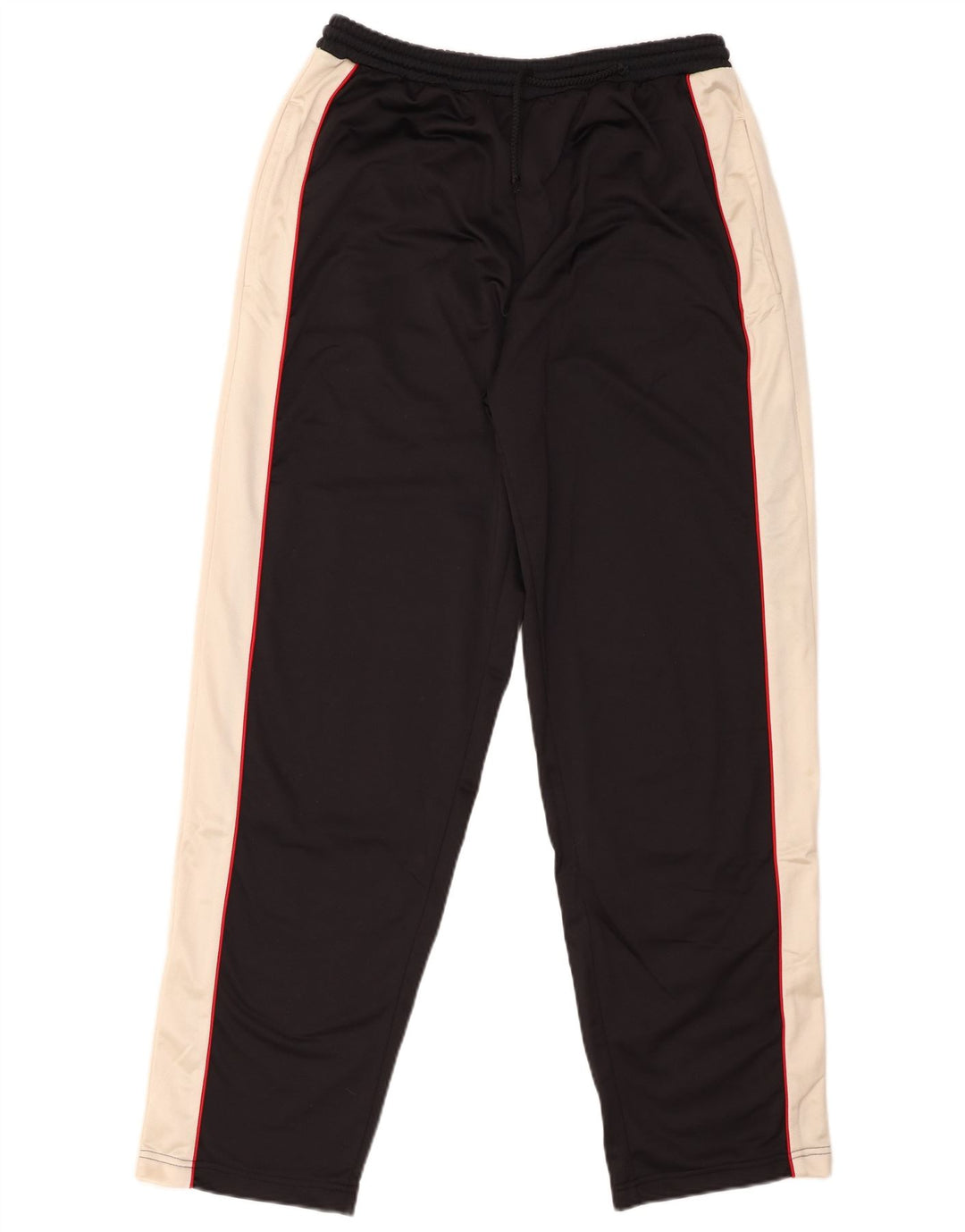 Identische Herren-Trainingshose, groß, schwarzes Colourblock-Polyester