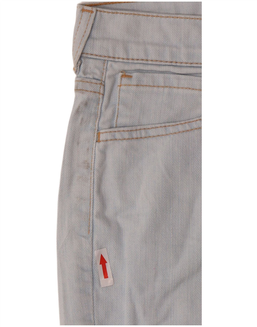 Levi's Damen-Jeansrock, W32, groß, aus blauer Baumwolle