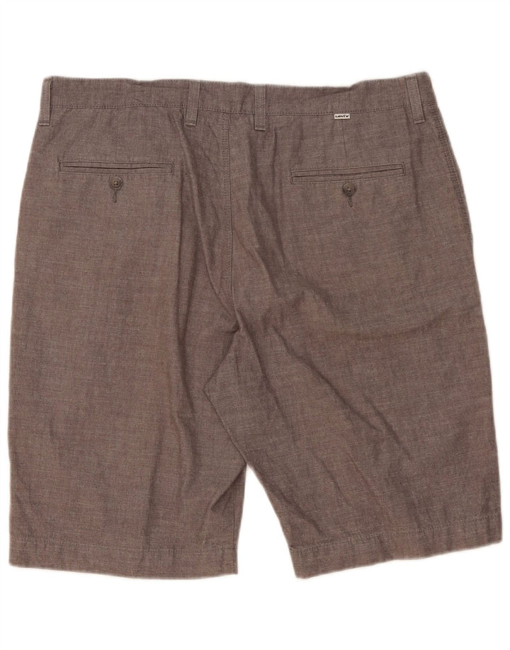 Levi's Herren Chino-Shorts W36 Large Grau Baumwolle