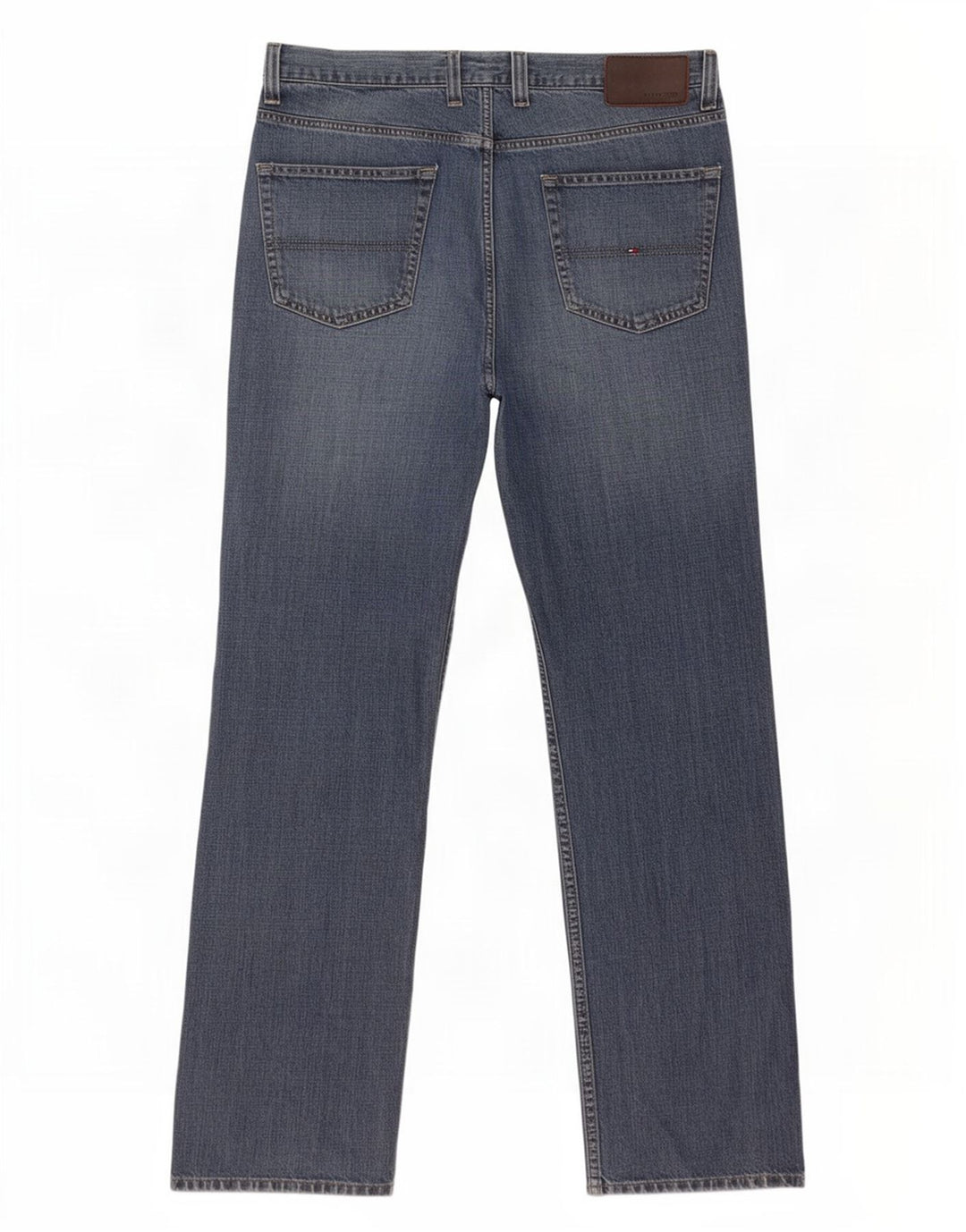 Tommy Hilfiger Herren Straight Jeans W38 L34 Blaue Baumwolle