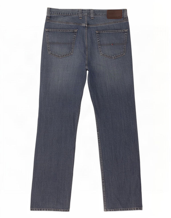 Tommy Hilfiger Herren Straight Jeans W38 L34 Blaue Baumwolle