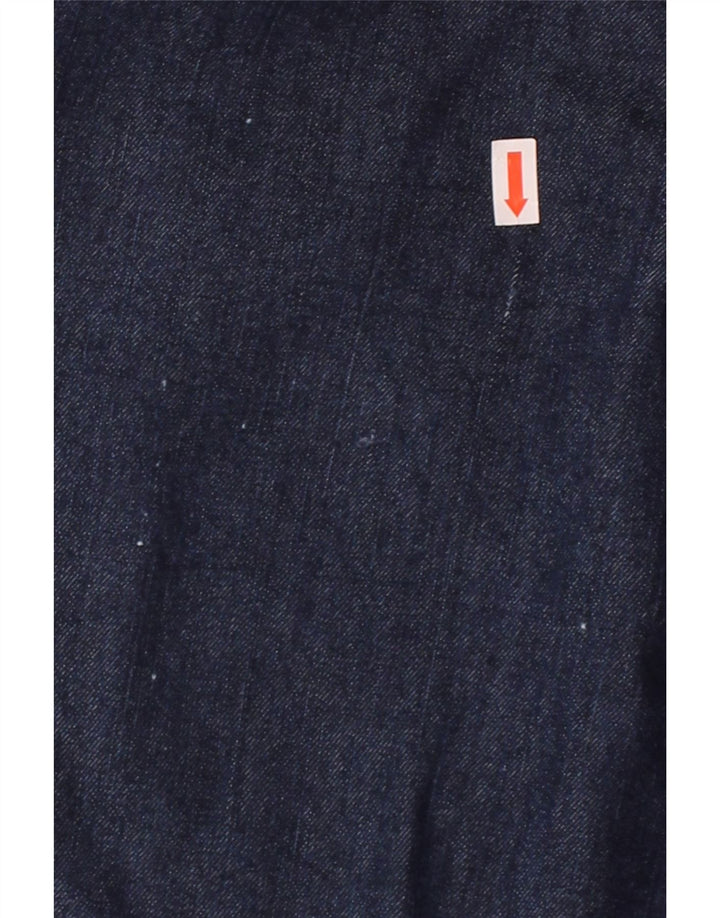 DOCKERS Womens Cropped Jeans US 14 XL W34 L22 Navy Blue Polyester